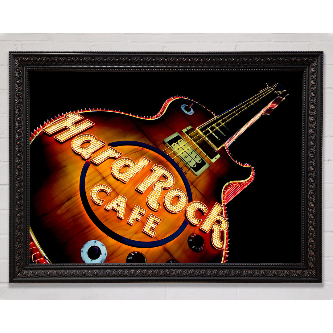 Hard Rock Cafe Gitarre - Drucken