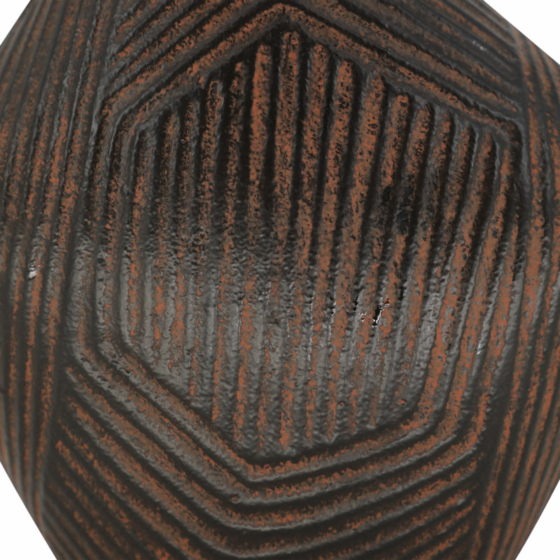 Kenai Handmade Wood Table Vase, 12"H x 9"W x 5"D