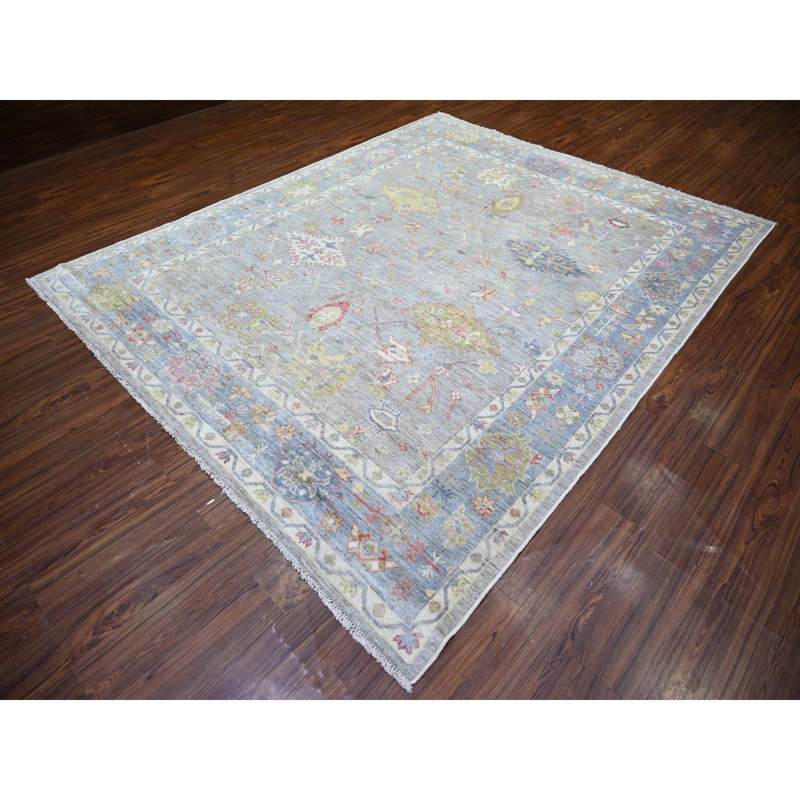 Tapis unique en laine nouvel âge 8 pi 1 po x 9 pi 10 po Ziniya