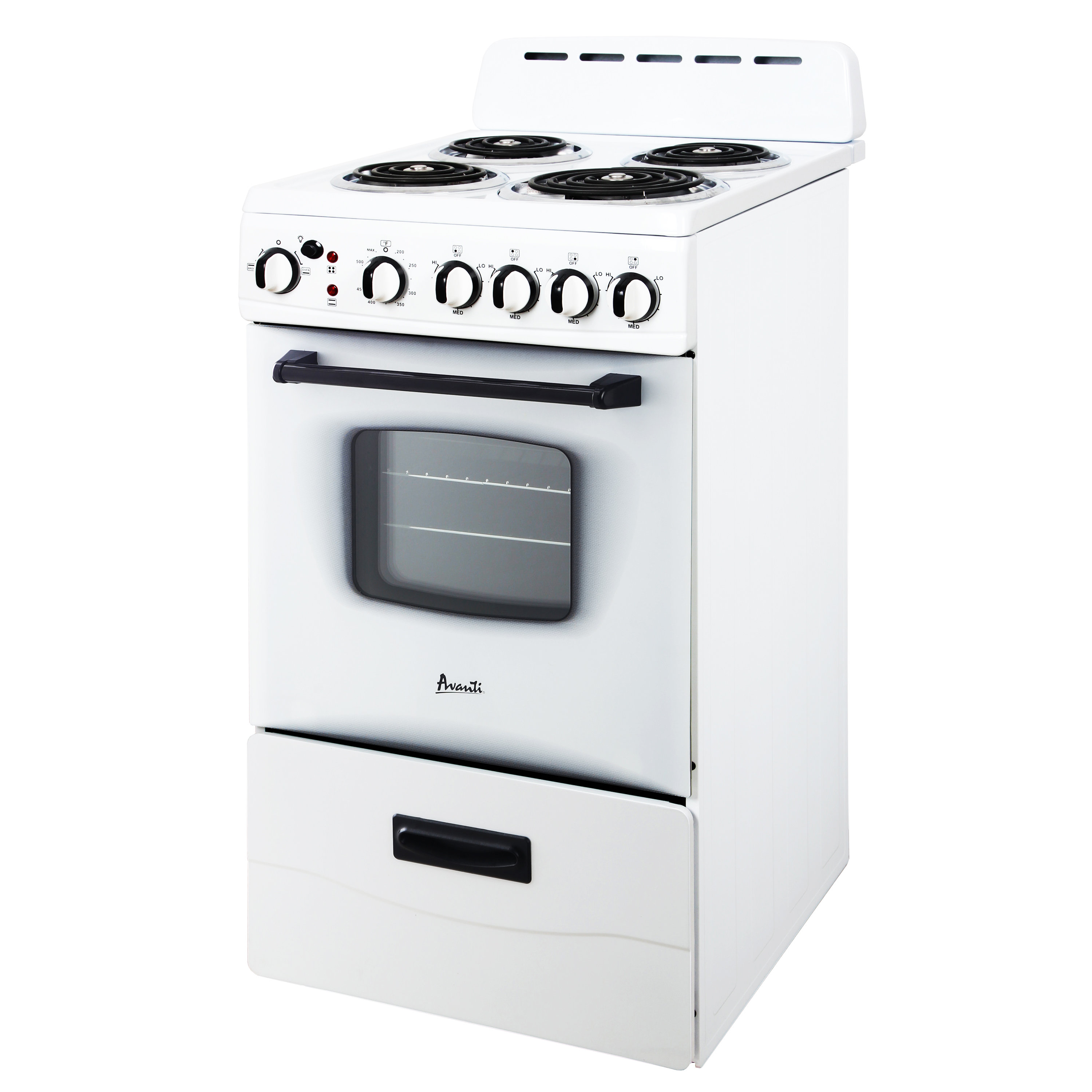 Avanti 20 Electric Range Oven with Framed Glass Door, in Stainless Steel  (ERU200P3S)