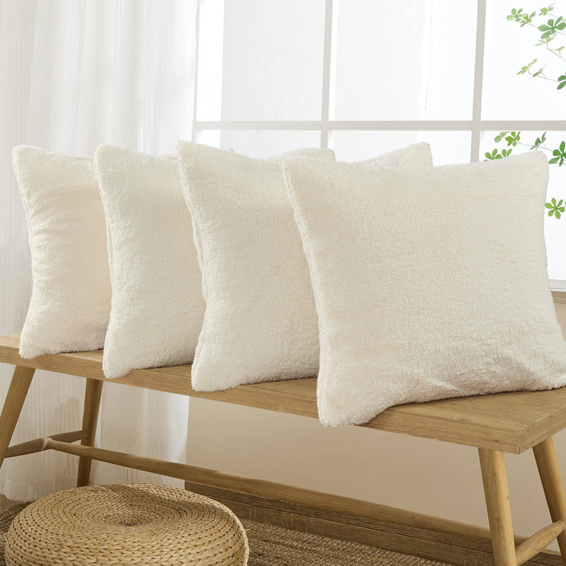 Housse de coussin Aspa, Ivoire