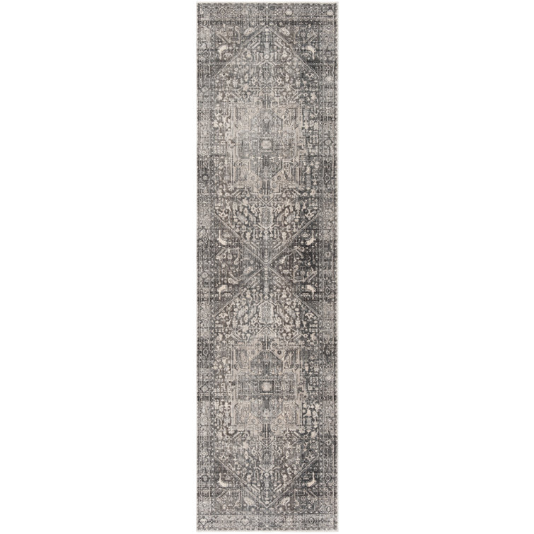 Gloversville Oriental Gray/Charcoal Area Rug