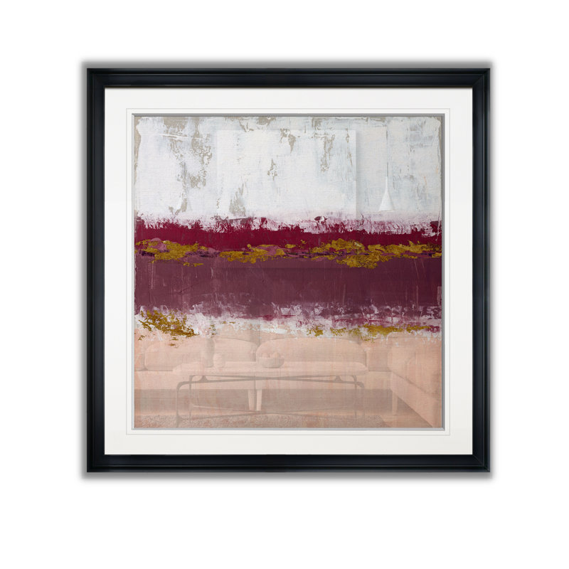 «Springtime in Sedona I», reproduction d'art sur papier, H 16 po x l 16 po x P 1,5 po, Cadre plastique noir