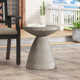 Sayle 18'' Stone Outdoor Side Table