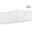 140 cm H x 400 cm W Fence Panels Fencing with 9 Panel(s) Included-437397619