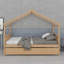Lit en bois avec lit gigogne simple-466168140-402655807