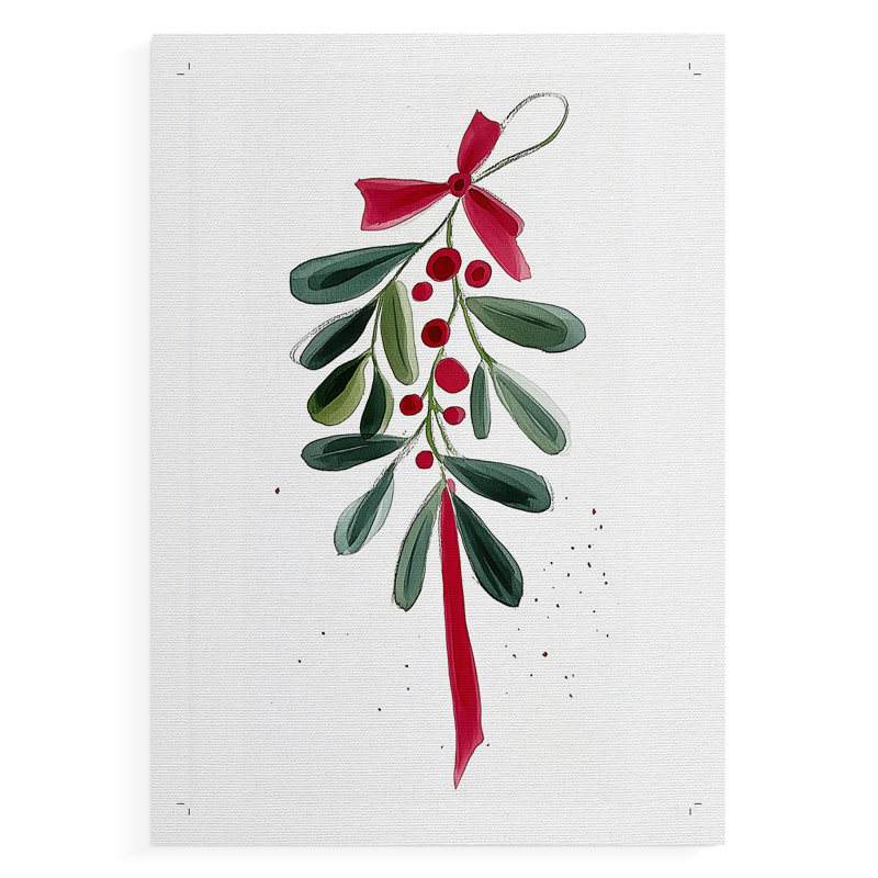 Fêtes de Noël, art Cxxiii - impression sur toile seulement - non encadrée, H 27 po x l 18 po