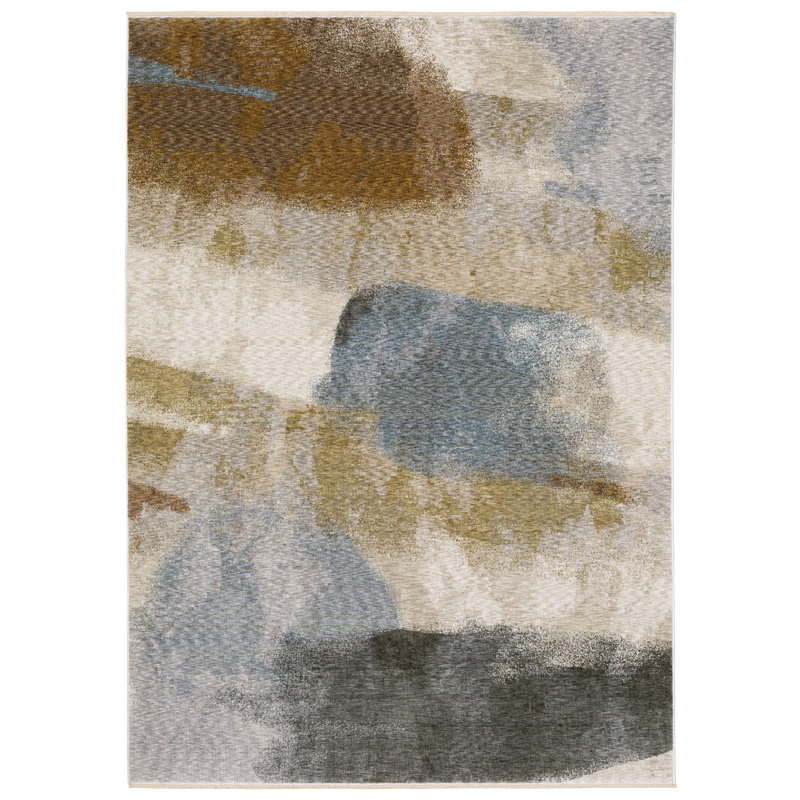 Tahli Abstract Indoor Rug, Rectangle 6'7" x 9'6"