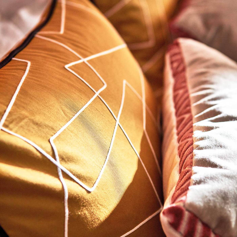 Extensity Fabric, Saffron/Pearl