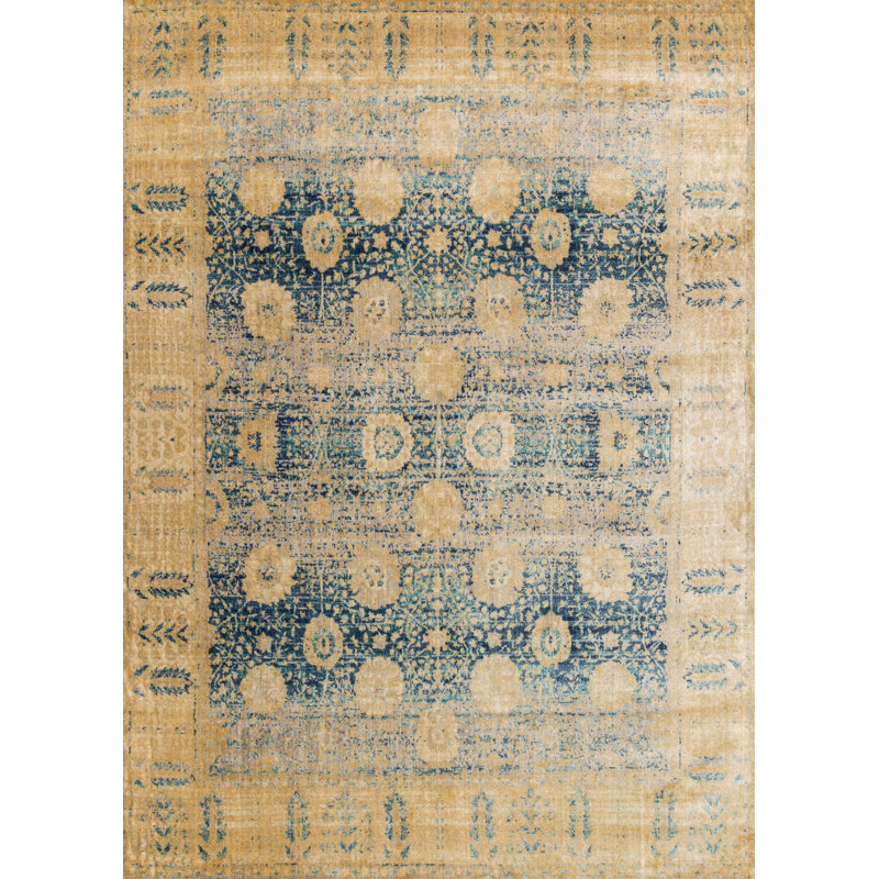 Goggin Floral Indoor Rug, Rectangle 9'6" x 13'