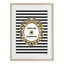 «Press For Champagne Celebration», reproduction sous verre encadrée, design par Martina Pavlova-130825872-130825874
