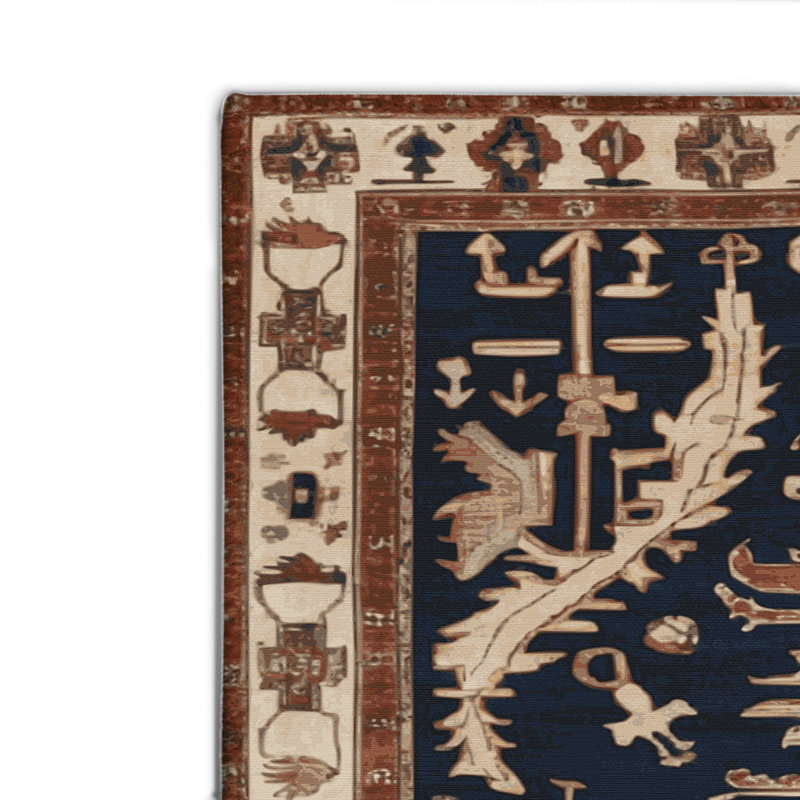 Tapis turc intérieur et extérieur gris, Rectangulaire 2 pi x 3 pi