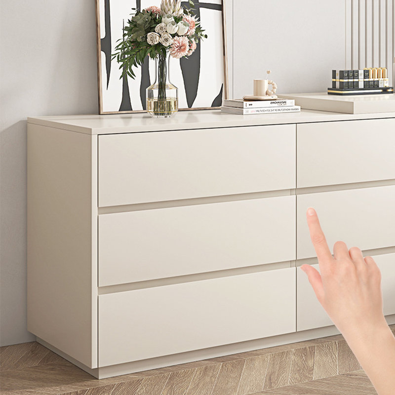 Meuble-lavabo simple rétractable, Blanc, crème