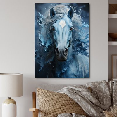 Blue Horse Vibrant Blue Equine III  Blue Horse Vibrant Blue Equine III