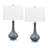 Afragola 28" Dark Blue Swirl Table Lamp