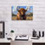 «Bull In The Country» par Momart, art mural sur toile, 18 po x 12 po-1637986741