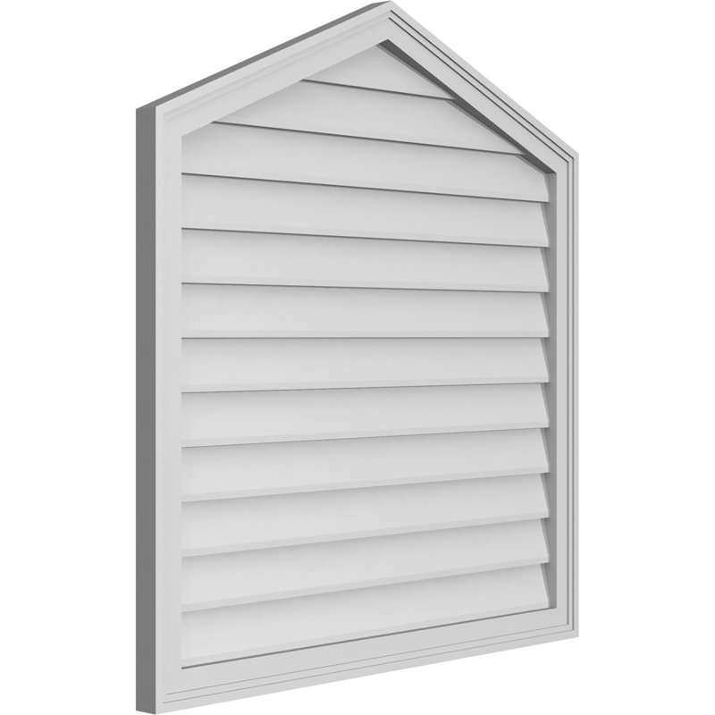 Ventilé à pignon non-fonctionnel Signature, H 38 po x l 36 po x P 1,5 po