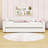 Upholstered Daybed with LED Lights and Trundle-584229255