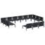  Garden Sofa Set 13 Pcs Anthracite Steel