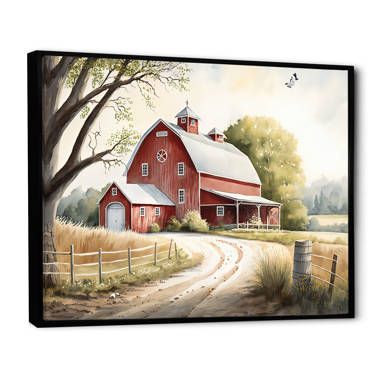 Farm Fresh Garden II - Landscape Canvas Wall Art Red Barrel Studio Size: 12 H x 20 W x 1 D, Format: Wrapped Canvas