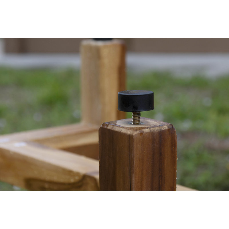 Rectangular Teak Shower Bench With Shelf, Natural, 18" H x 30" W x 14" D