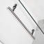 Porte de douche à charnière sans cadre l 45,25 - 46,25 po x H 72 po Belmore GS-38031755-30104598