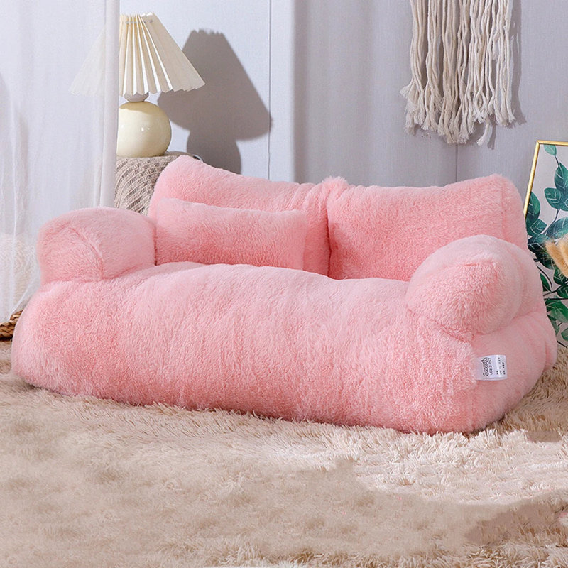 Danica Fiber Pet Bed, Pink