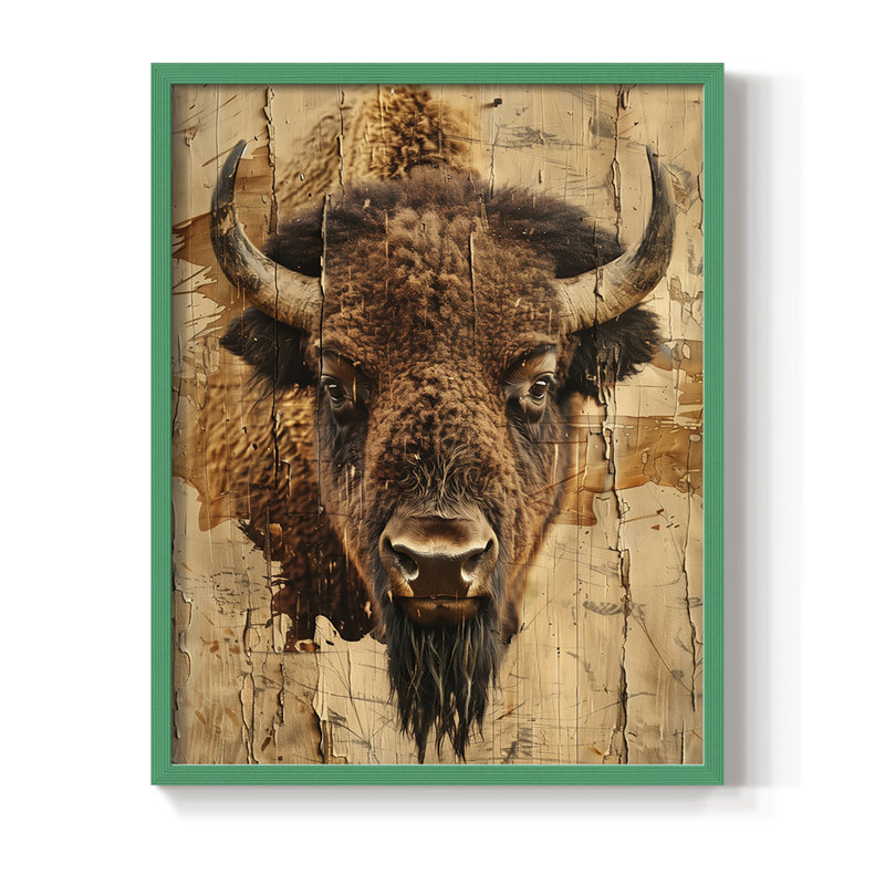 «ANIMALS Series CDXCVI», Vert, H 30 po x l 24 po