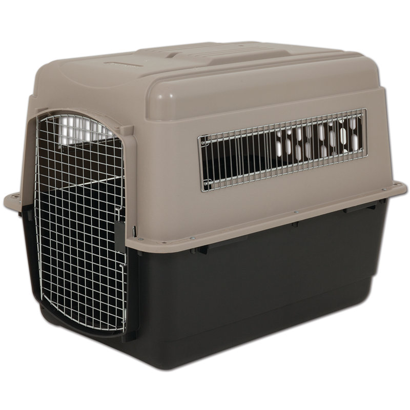 Plastic Pet Carrier with 1 Door, 30" H x 27" W x 40" D