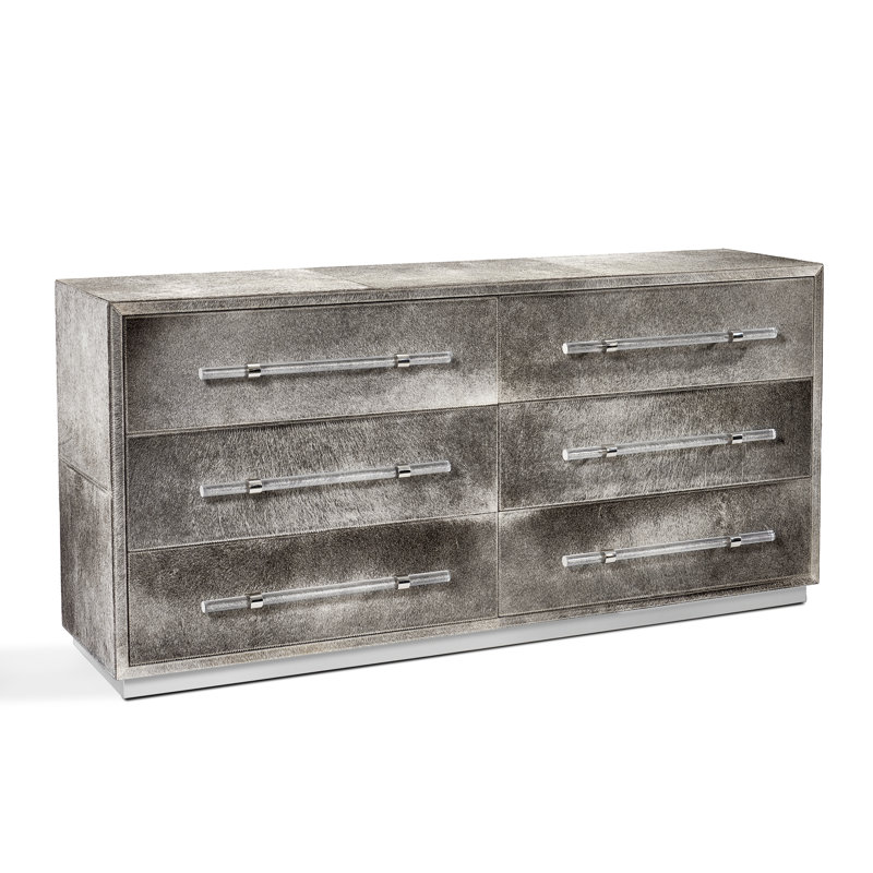 Commode double 6 tiroirs Cassian