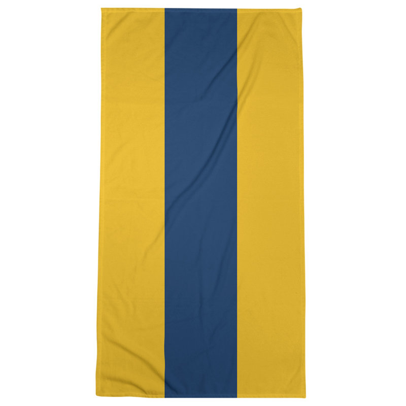 Microfiber Bath Towel, Tennessee Red Football Gold/Navy/Gold