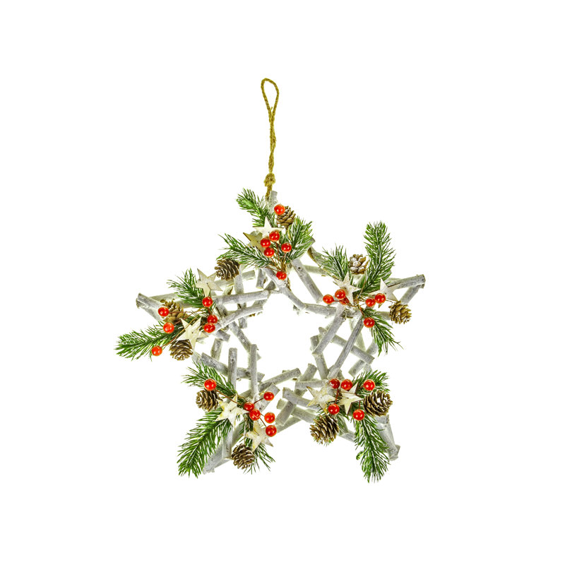 Couronne de Noël 14 po Driftwood