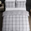 Premium Duvet Cover Set Double Brushed Microfiber Reversible With Zipper Closure & Corner Ties-121870837