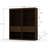 Mulberry Contemporary Modern Open Wardrobe Closet with Drawers and Adjustable Shelves in Chestnut Brown-918661423