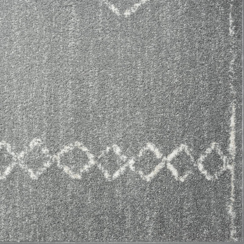 Adileny Geometric Indoor Rug, Rectangle 8' x 10'