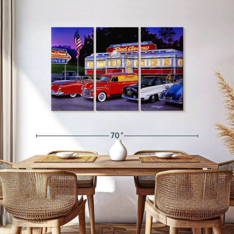 Mehar Red Arrow Diner, 36" H x 57" W