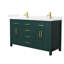 Meuble-lavabo double autoportant de 60 po avec plateau en quartz Beckett-108351920-108351915-108351919