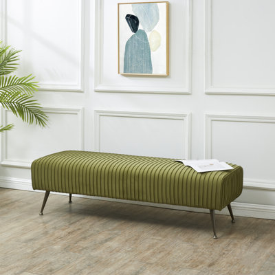 Banc de hall d'entrée en tissu