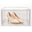 Boîtes de rangement de chaussures empilables - ensemble de 3, ouverture avant rabattable