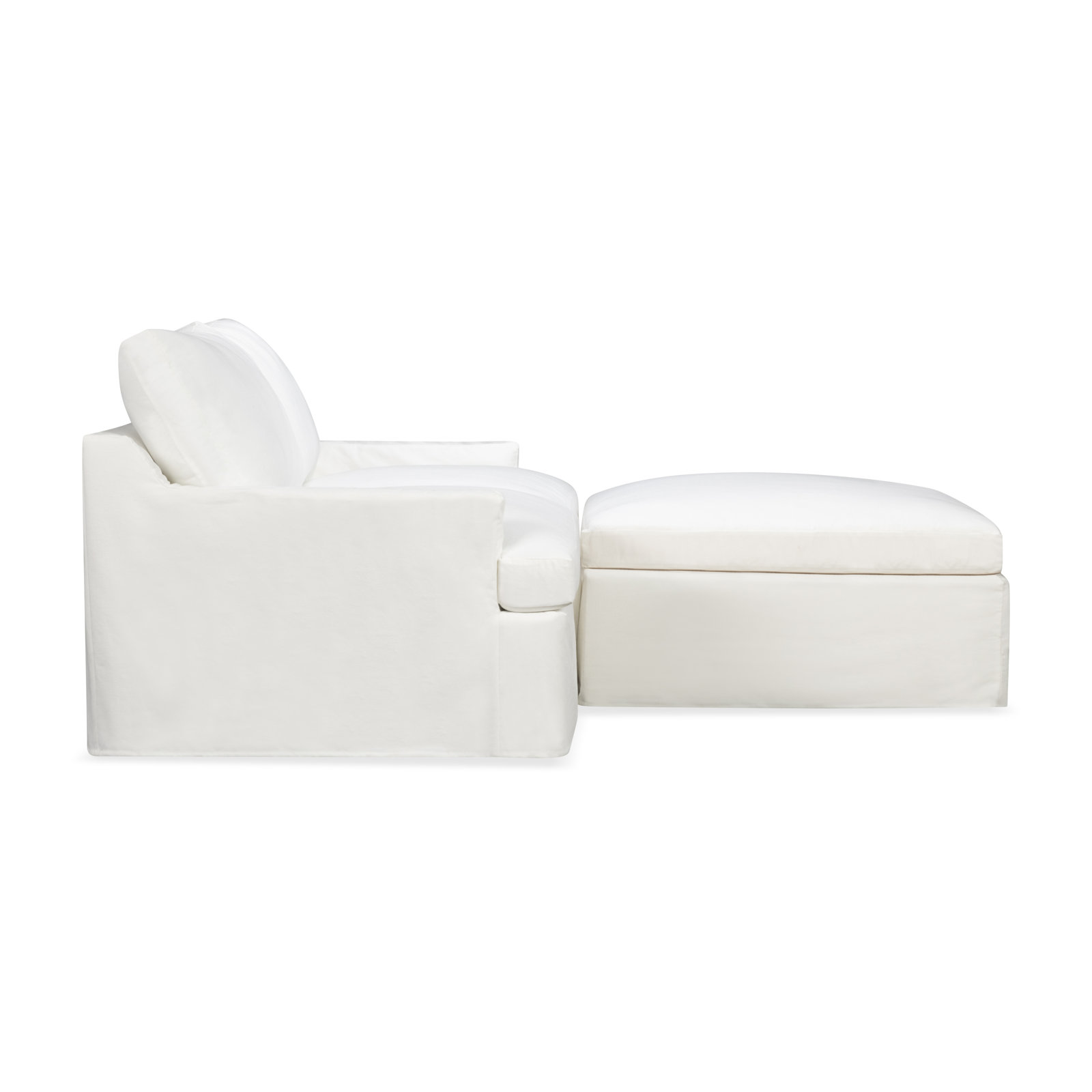 Wrenley 3-Piece Sectional, Nomad Snow Crypton® Chenille