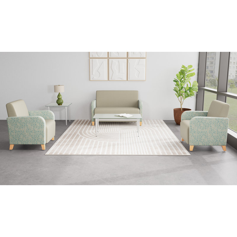 Fauteuil d'invité surdimensionné Siena, Natural, Plot Line Cauldron