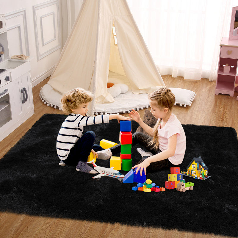 Modern rug with soft velor surface, Rectangle de 5 pi x 8 pi