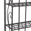 Étagère de boulanger décorative noire