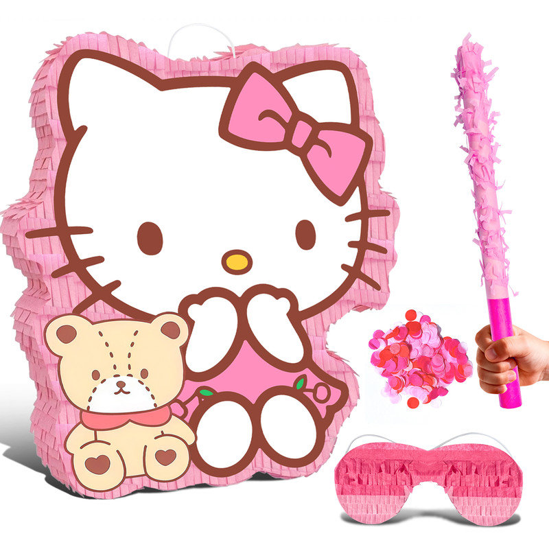 Hello Kitty SquarePants Pinata, ensemble de pinata Hello Kitty