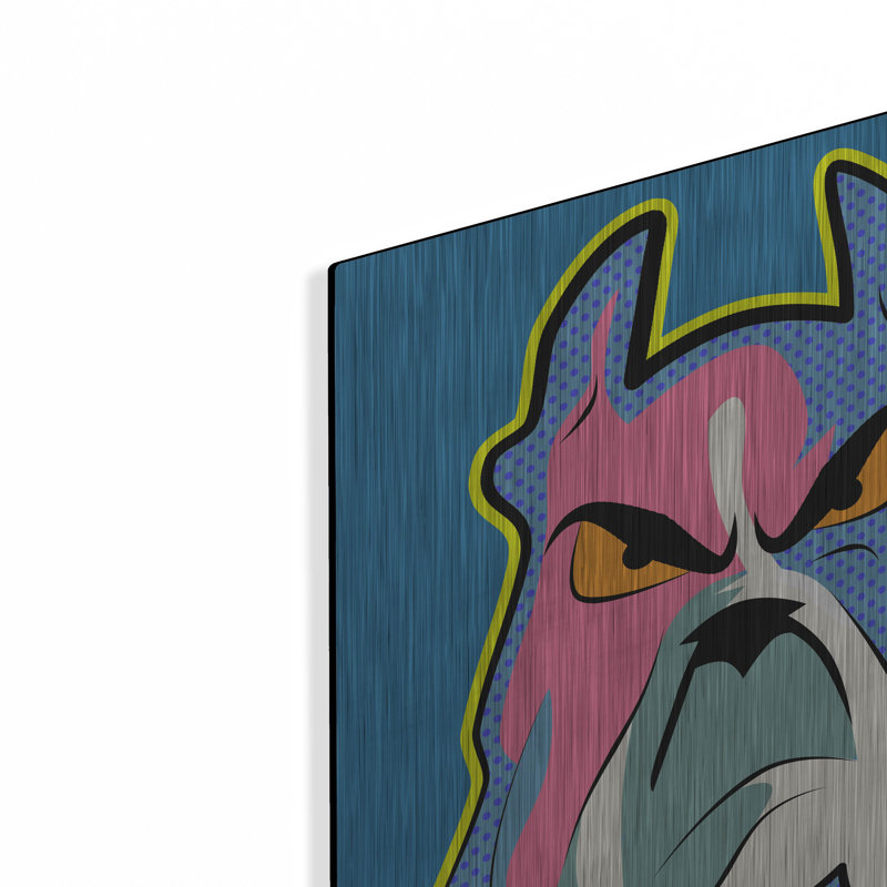 «Bull Dog Pop» par Mark Ashkenazi, H 12 po x l 12 po