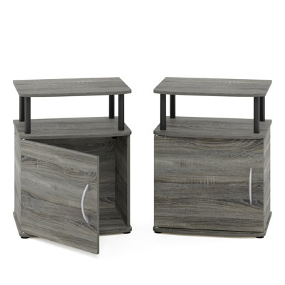 Ouest Four Leg Rectangular Side Table Set