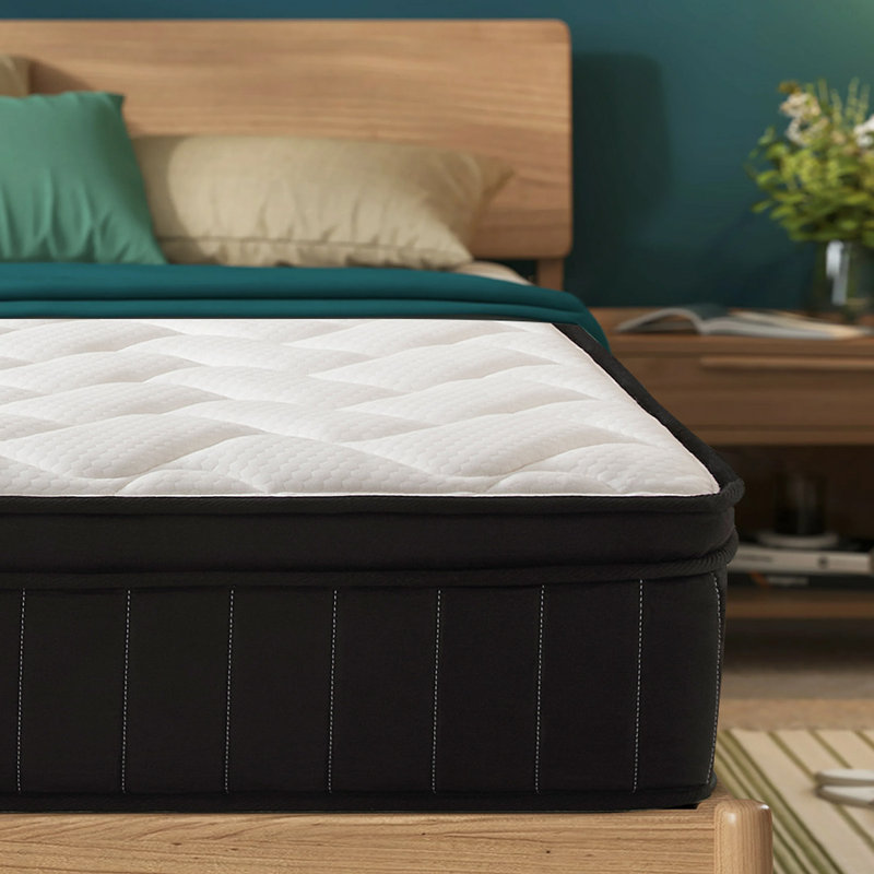 Hybrid Mattress, Memory Foam Mattress In A Box For Refresh Sleep & Pressure Relief, Certipur-US Certified Medium Firm Mattresses