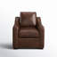 Fauteuil d'appoint en cuir Cranbrook-73336722