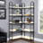Industrial Shelf, Vertical Corner Bookshelf with Open Back-1983681143-1983681144