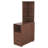 End Table with Drawers, Corner Table with Open Shelves, Tall Side Table for Bedroom and Corner
